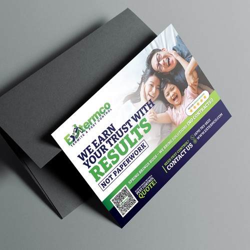 Spring Pest Control EDDM Postcard Design