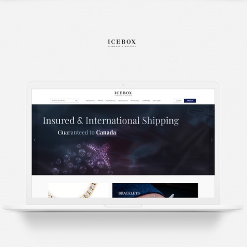 Elegant Urban Jewelry Web Banner