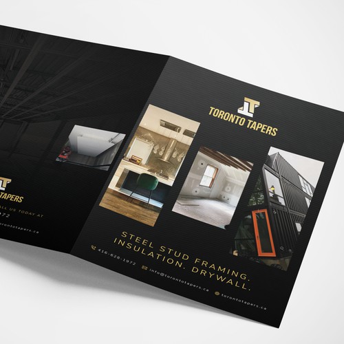 Construction Company Portfolio of Work Marketing Brochure