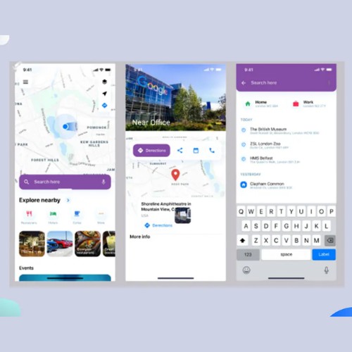 📍 Modern Navigation App UI Design – Intuitive & Clean Interface
