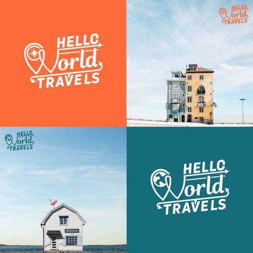 Development of corporate style for Hello world travels.