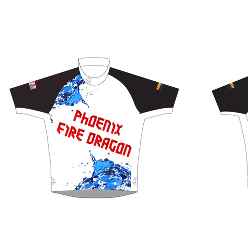 Create an eye catching jersey for a Phoenix based Dragon Boat team