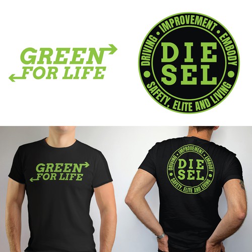 T-shirt design for DIESEL