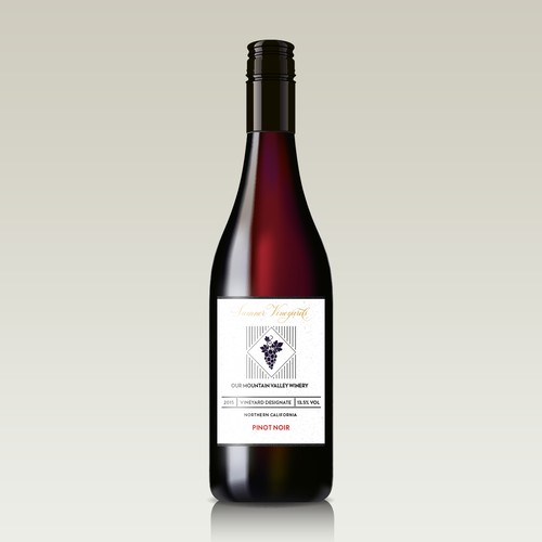 Create an eye-catching wine label to drive in-store sales