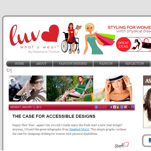 New banner ad wanted for Luvwhatuwear