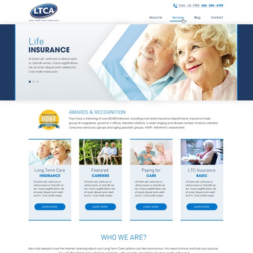 Website redesign - update to a modern financial services theme.
