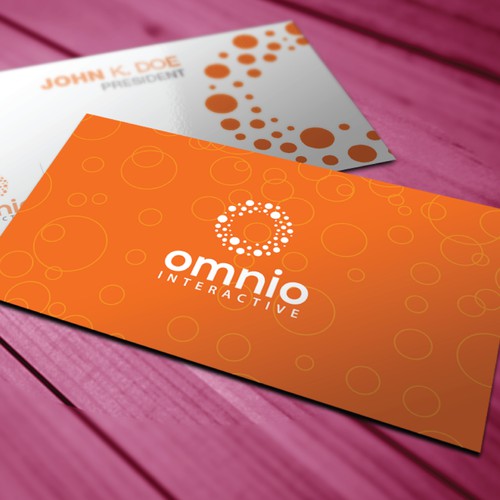 Logo & Business Card Design for Omnio Interactive.