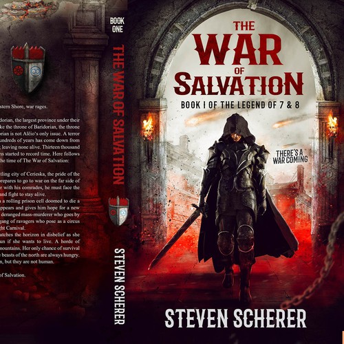 Book cover design THE WAR OF SALVATION