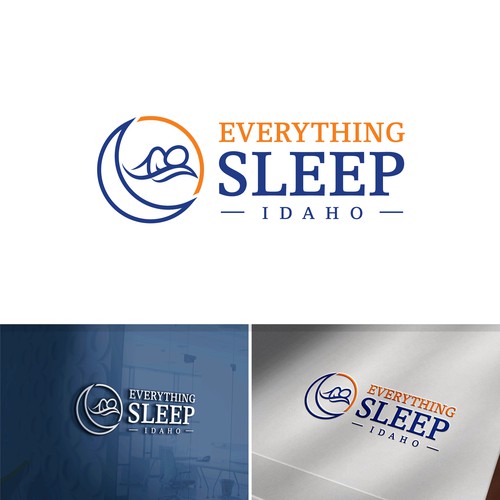 Logo design concept for Everything Sleep Idaho