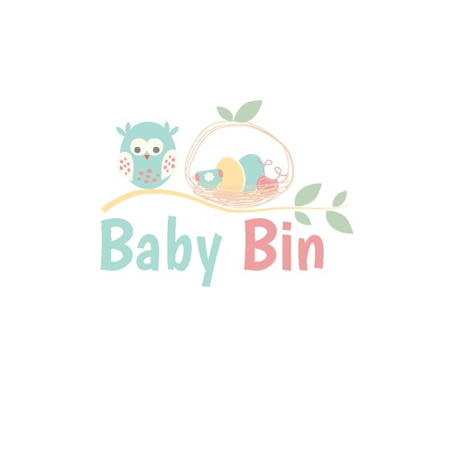 E-commerce logo for membership based baby product company.