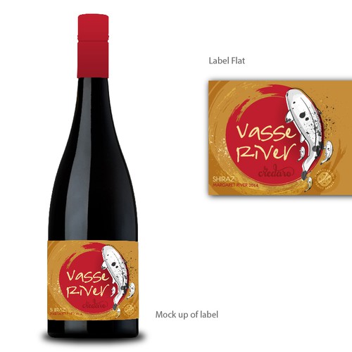 Create a premium winning label for Western Australian wine brand