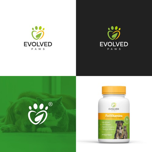 EvolvedPaws Logo Design