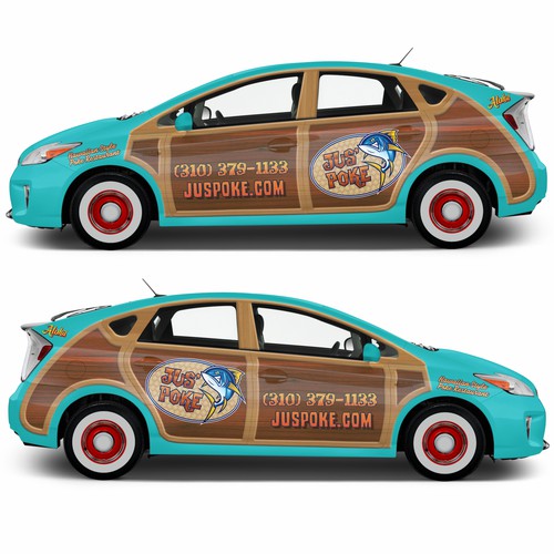 Juspoke Toyota® Prius wrap design