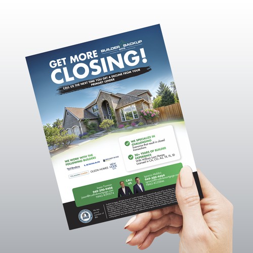 Get More Closing Mortgage Flyer Design