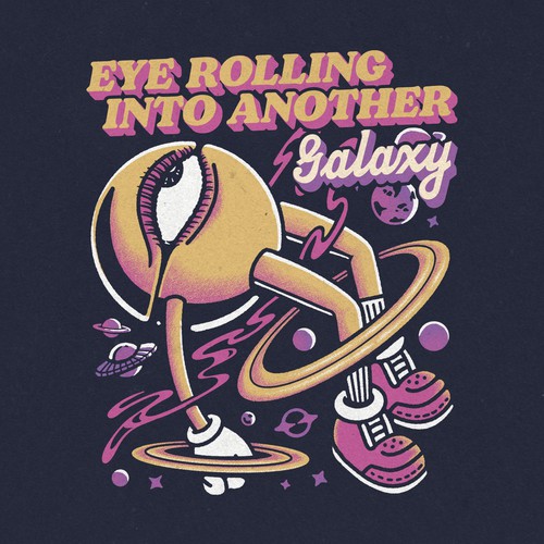 eye rolling into another galaxy
