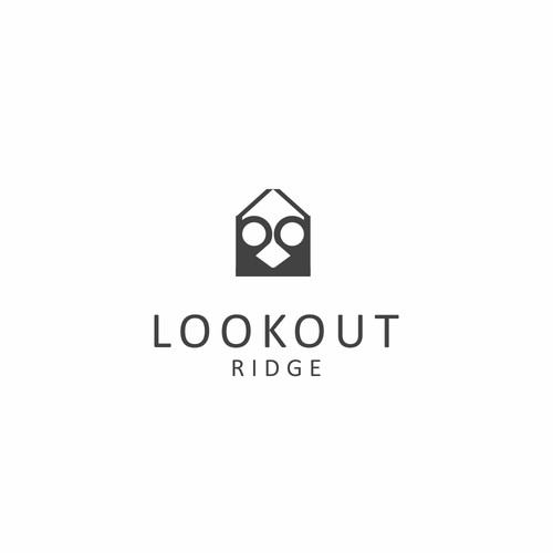 a concept logo for a real estate business