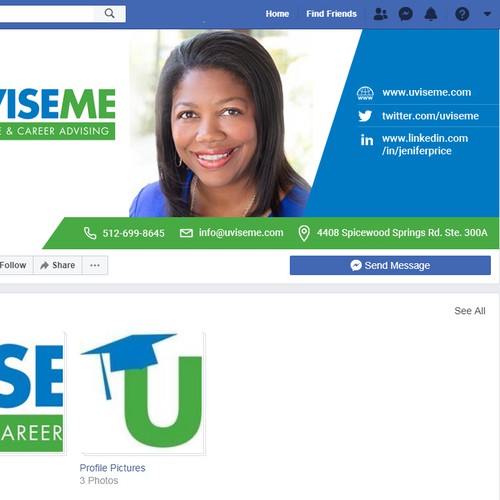 Facebook cover for uviseme