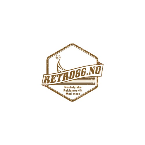 classic logo concept for RETRO66. Norway