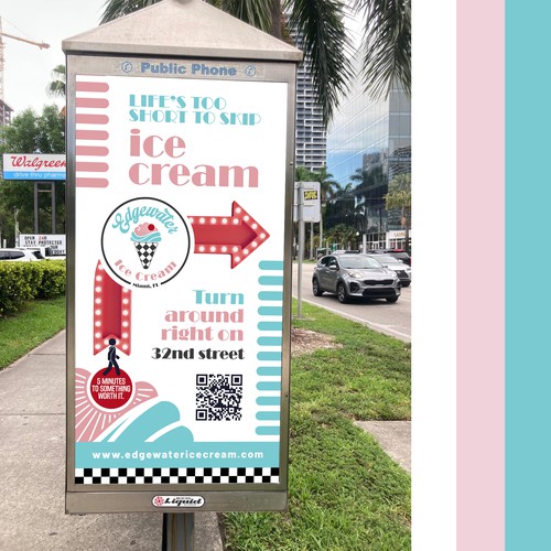 ice cream signage