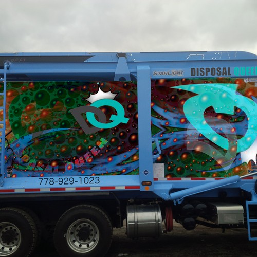 Vehicle wrap entry for Disposal Queen