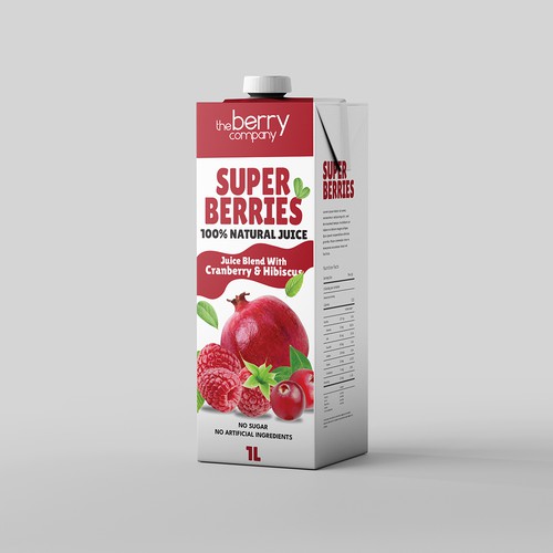 Packaging Design For Natural Juice Brand