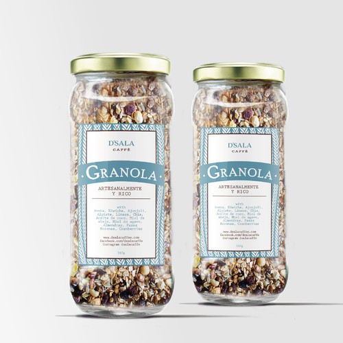 Label Design Concept Granola