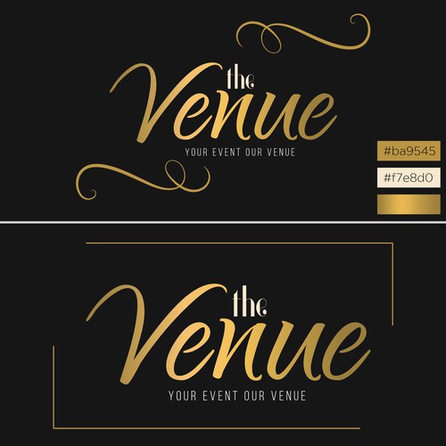 The Venue logo design