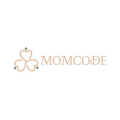 Feminine logo for badass mom community