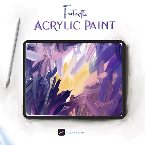 Acrylic Abstract Background for cards