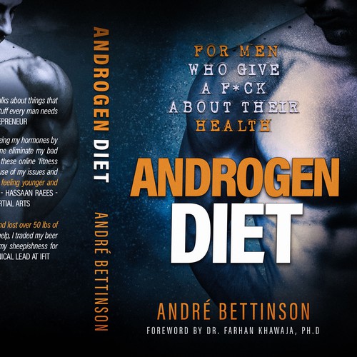 Book Cover Design for Andre Bettinson "Androgen Diet"