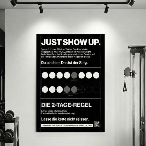 Poster design for a gym
