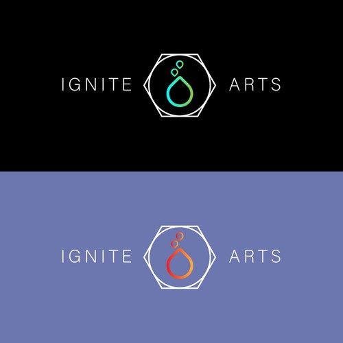 Logo concept for an arts marketing organization