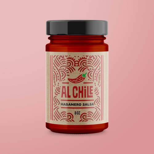 label for Al Chile habanero salsa