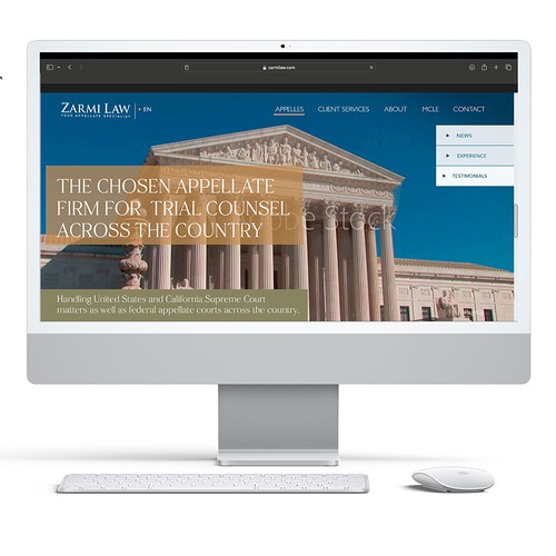 Zarmi Law web page design