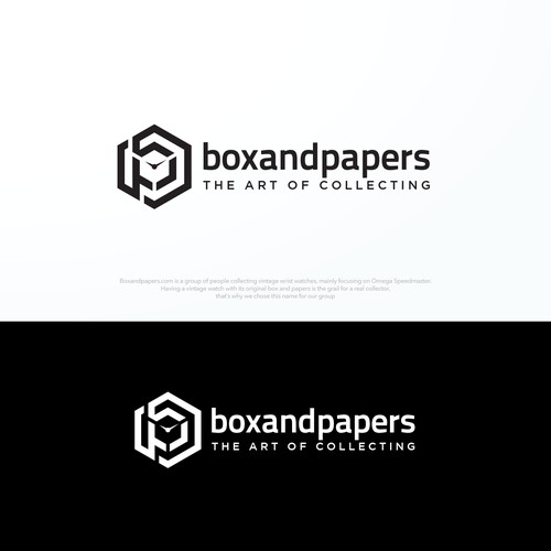 Sophisticated and Luxury Logo for Boxandpapers