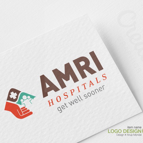 AMRI HOSPITAL LOGO DESIGN
