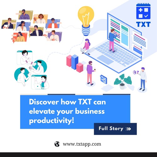 TXT social media post