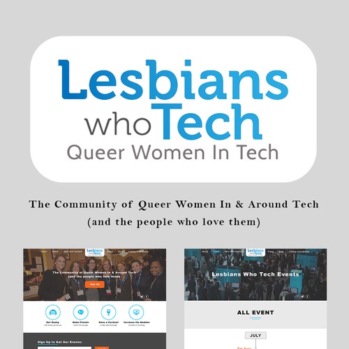 Lesbians Who Tech in Modern, Clear, and Elegant