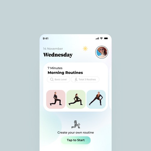 Fitness App Design