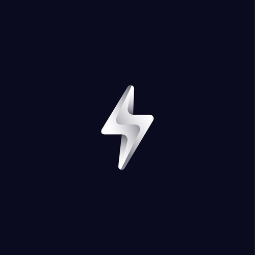 Simple Modern Logo Thunder