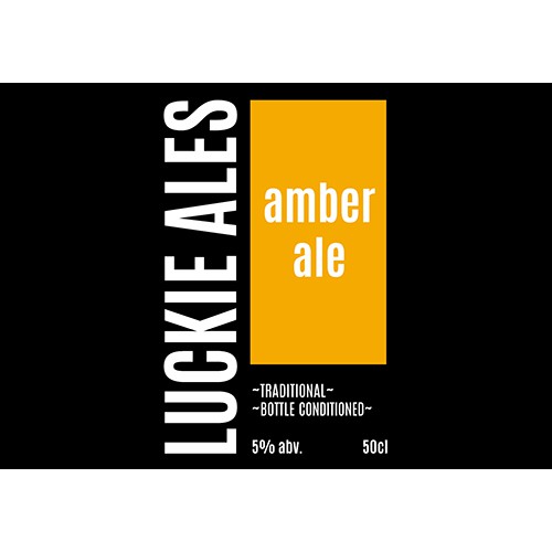 Beer Label Design for Luckie Ales