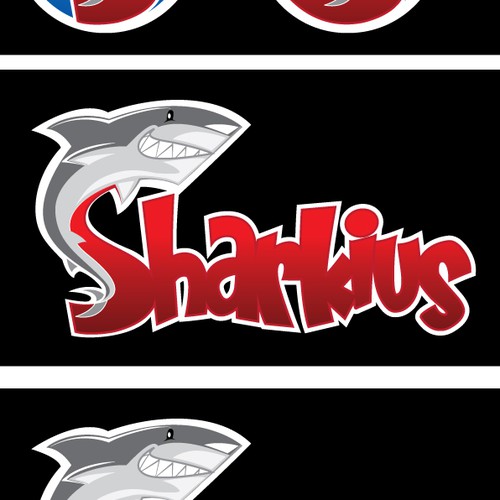 SHARKIUS - a fun logo for a fun company!