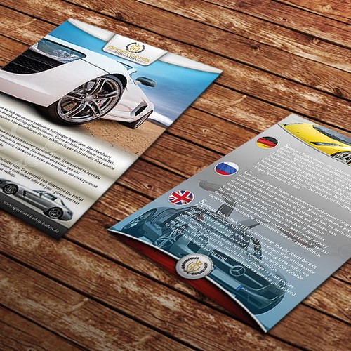 Sport car brochure