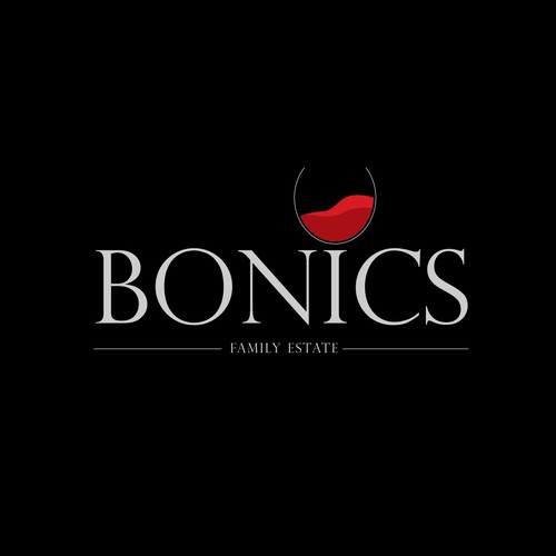 A logo for a family-owned winery