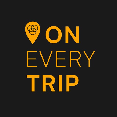 Adventurous, modern and fun logo concept for AI-powered travel platform