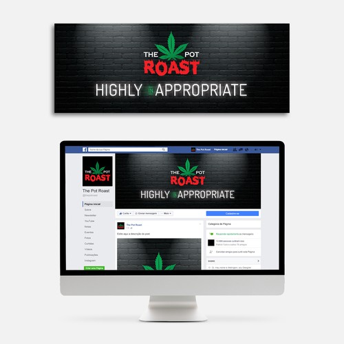 Facebook cover design for The Pot Roast