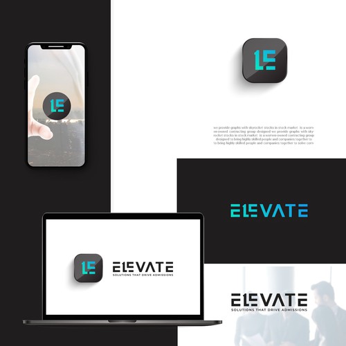 E1EVATE, Logo For Technology and Marketing Company