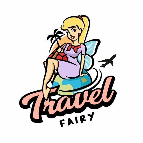 Logo concept for travel blog
