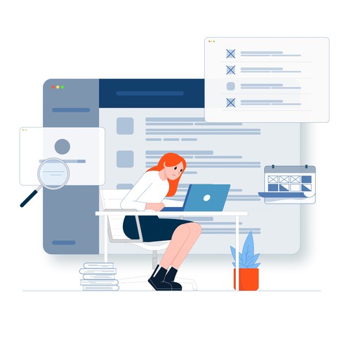Flat Character Design