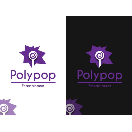 Create a cool logo for a Multimedia studio startup - Polypop Entertainment